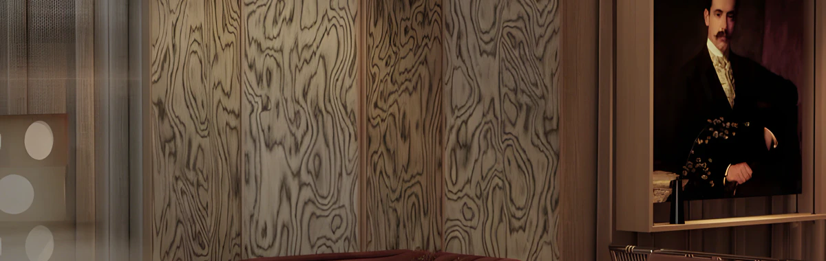 Editorial interior used as an example profile banner