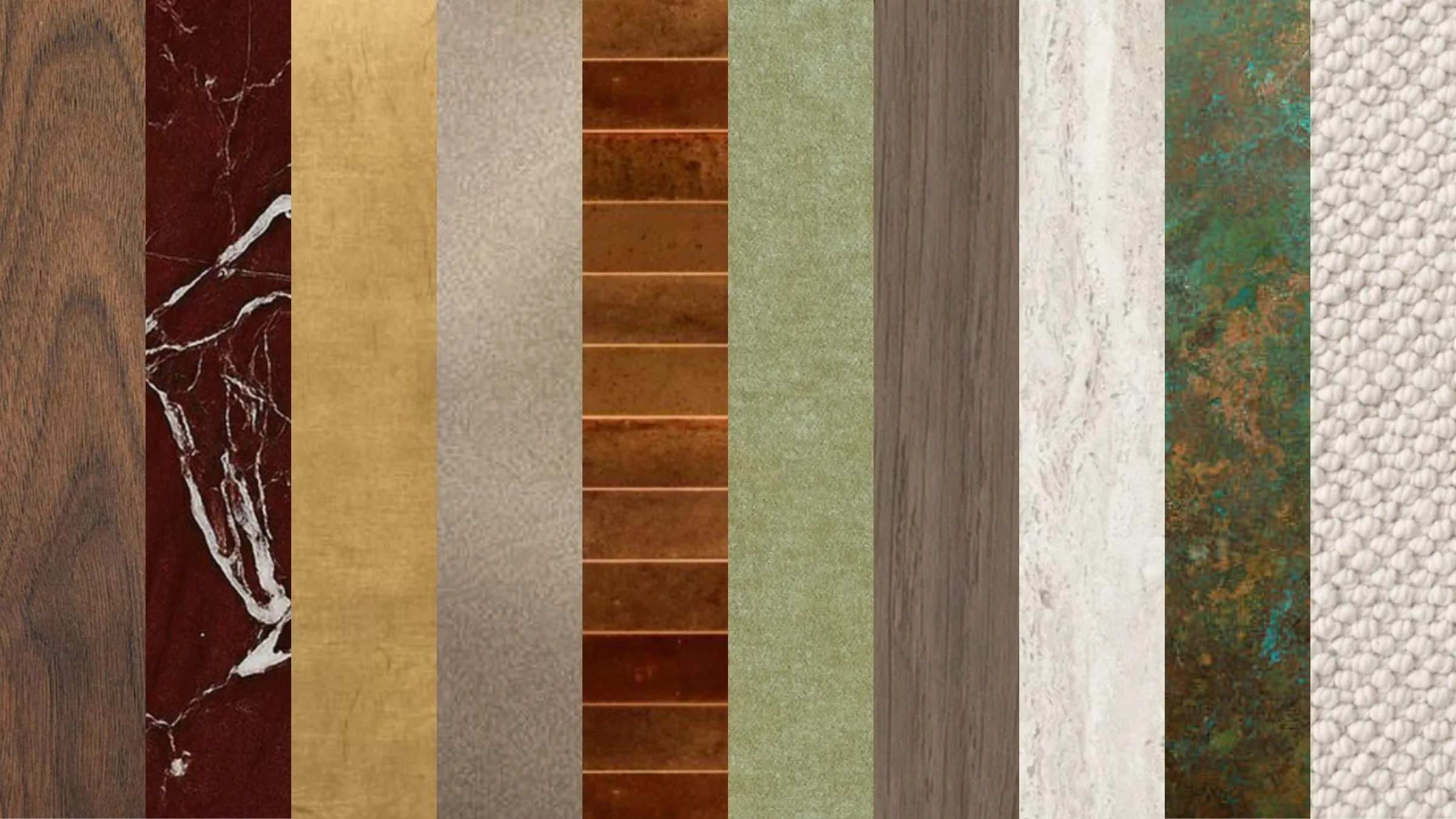 A Material Palette for the Transition Into Autumn